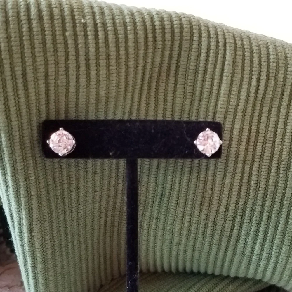 Cz Post Earrings